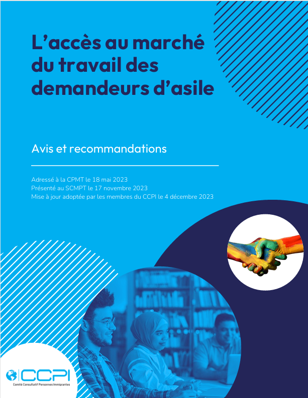 AVIS : L&rsquo;accès au marché du travail des demandeurs d&rsquo;asile